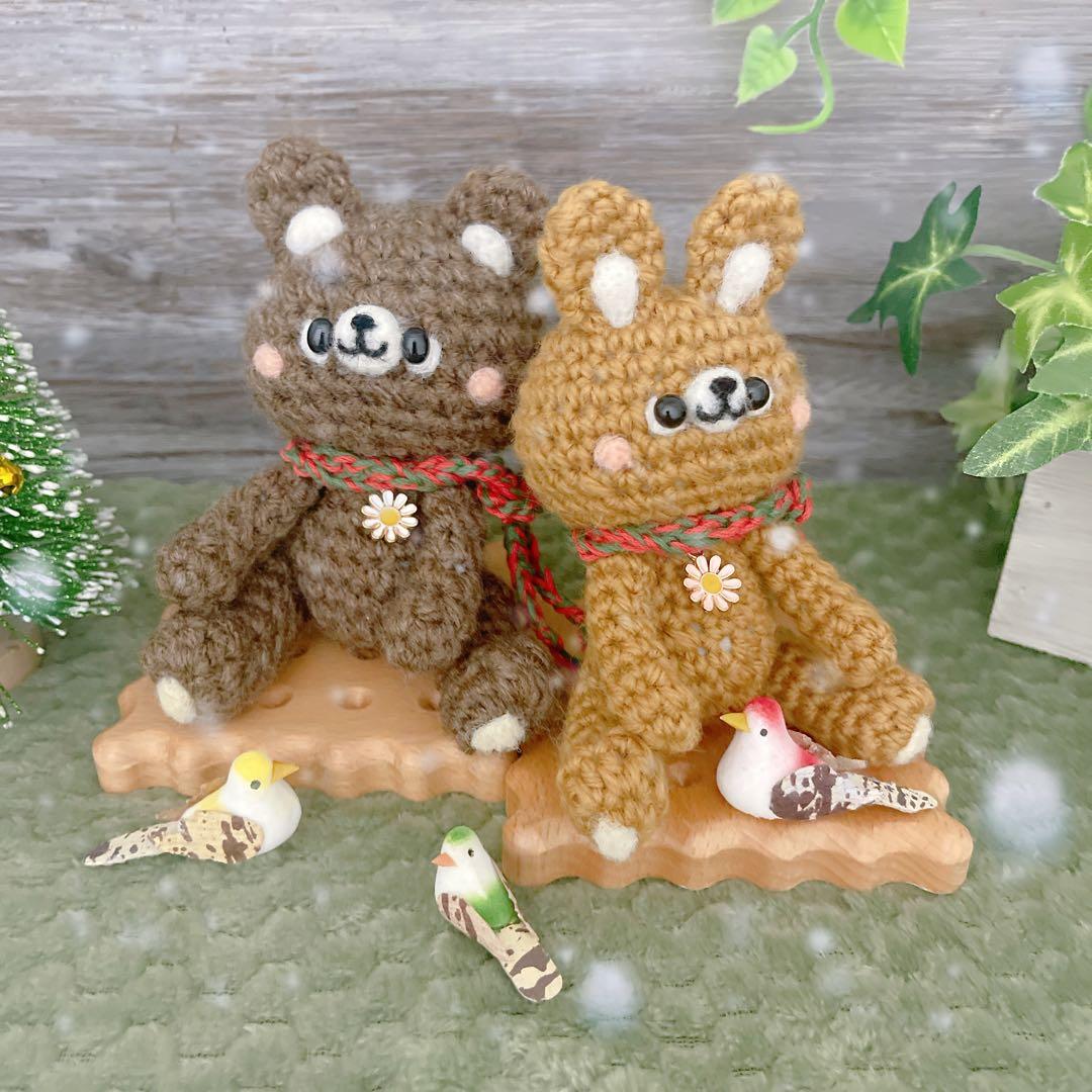 あみぐるみ　コロコロめでたい金トラちゃんと銀トラちゃん☺︎☺︎他１点