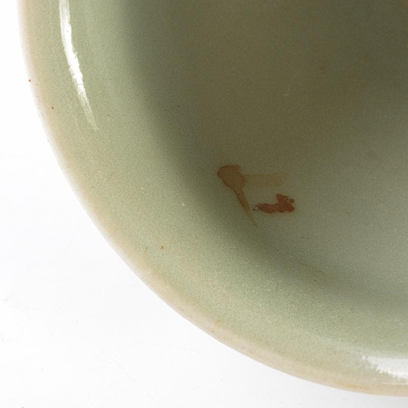 中国　龍泉窯　青磁　酒盃　V　R6505