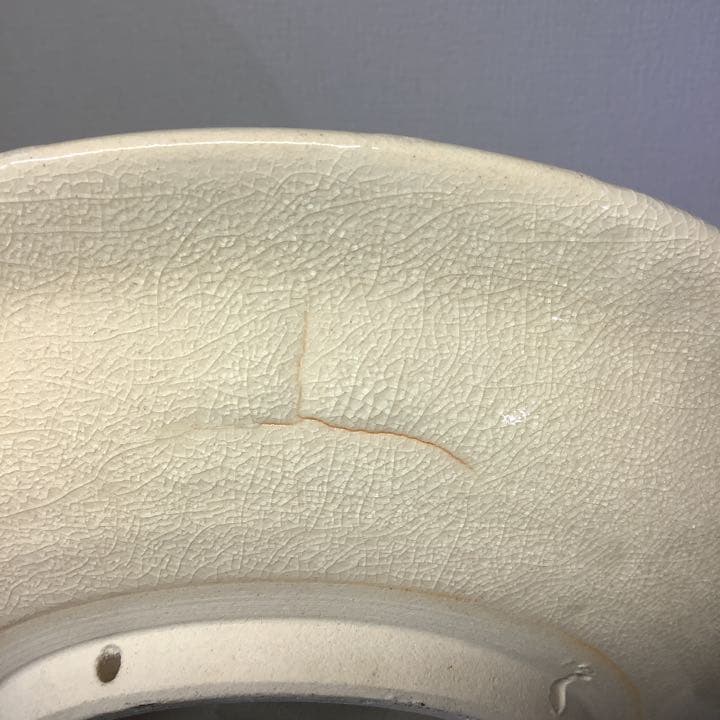 「値下げ」瀬戸焼　絵皿　「雁」　鈴木青々作