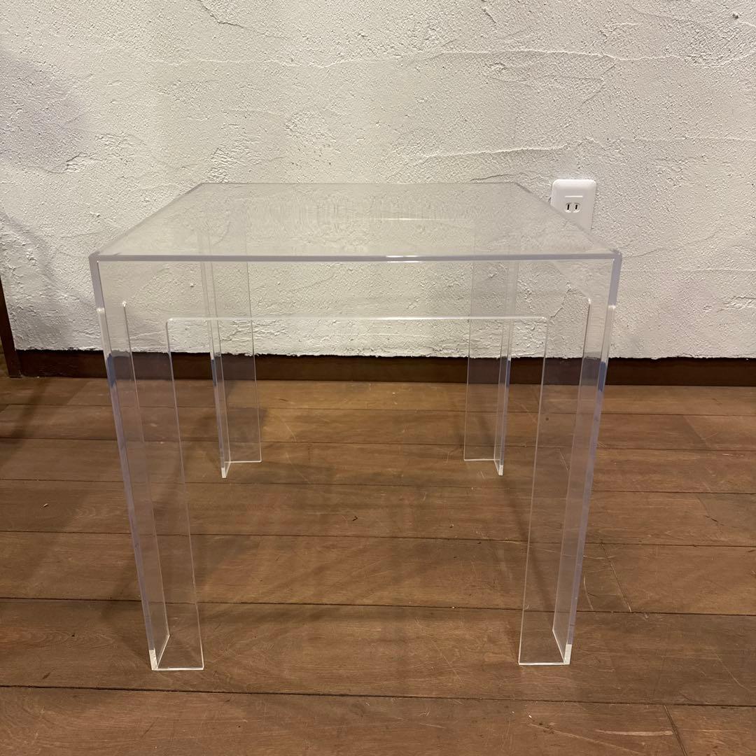 Kartell JOLLY サイドテーブル クリスタル