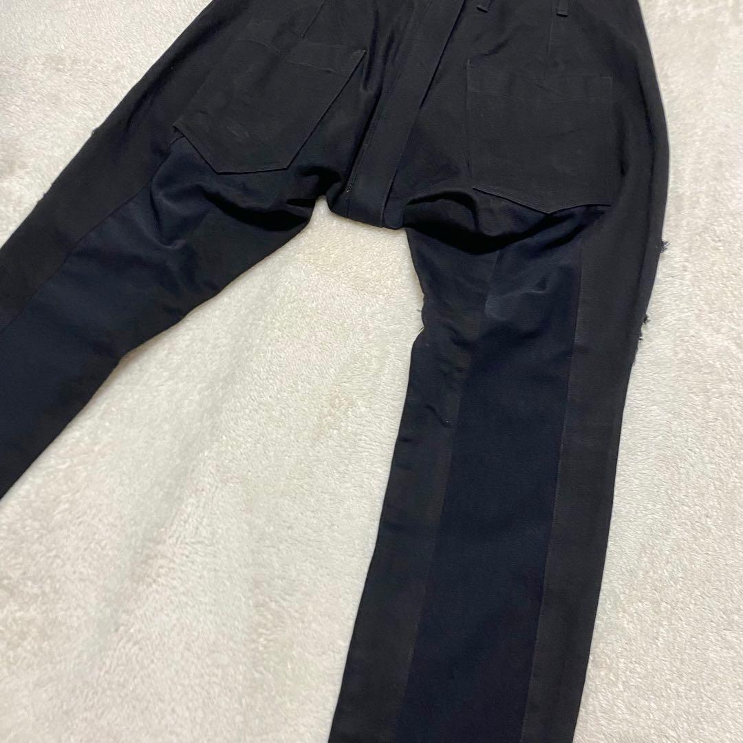 美品　Kiryuyrik キリュウキリュウ　ストレッチ　サルエルパンツ　デニム