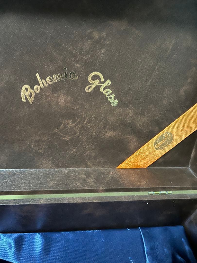 ボヘミアクリスタルガラス フラワーベース 高さ約25cm 値下げしました