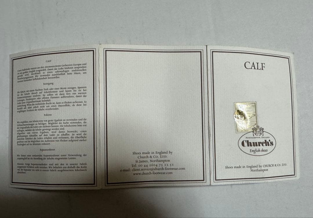 チャーチ church's コンサル 黒 サイズ7F 173