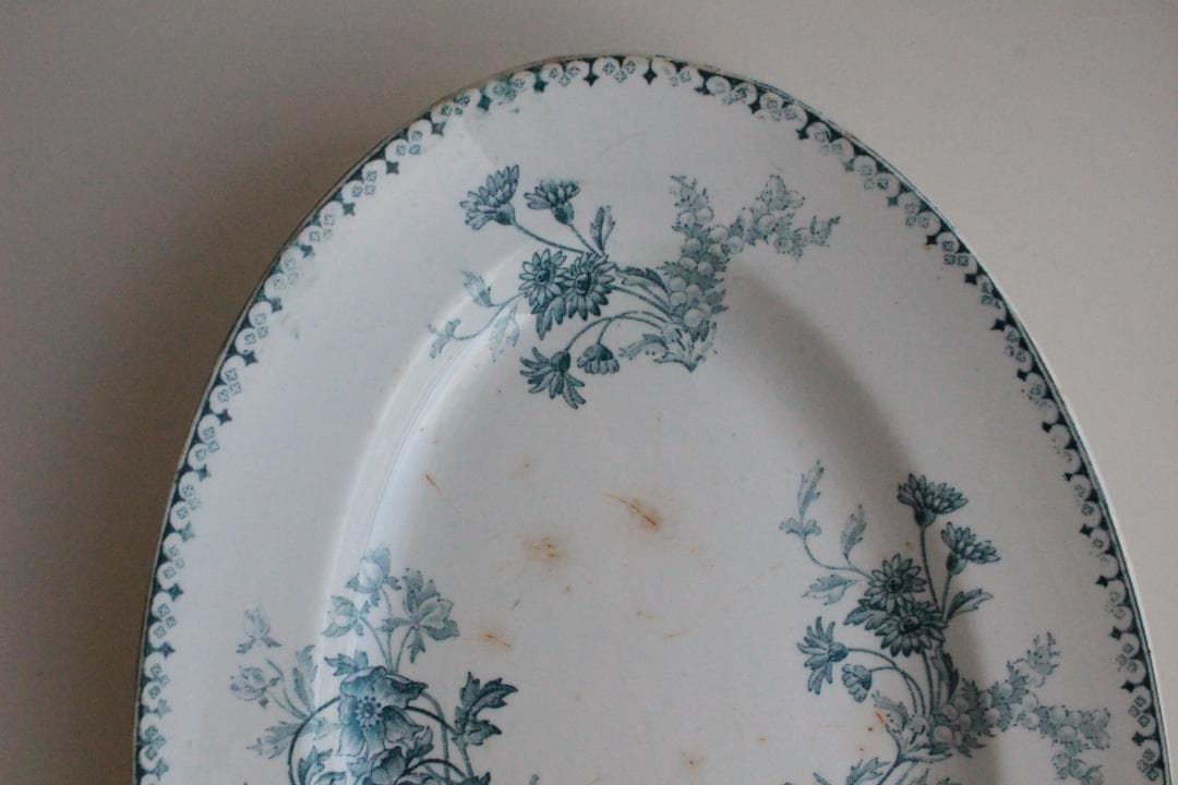 フランスアンティーク/サルグミンヌELVIRE・オーバルプレート