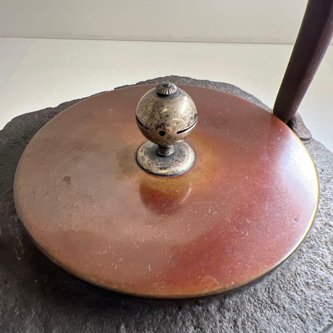 精金堂　雷文象嵌把手八角鉄瓶　合箱　1708g 東Y7-0509⭐︎2Fトニチ