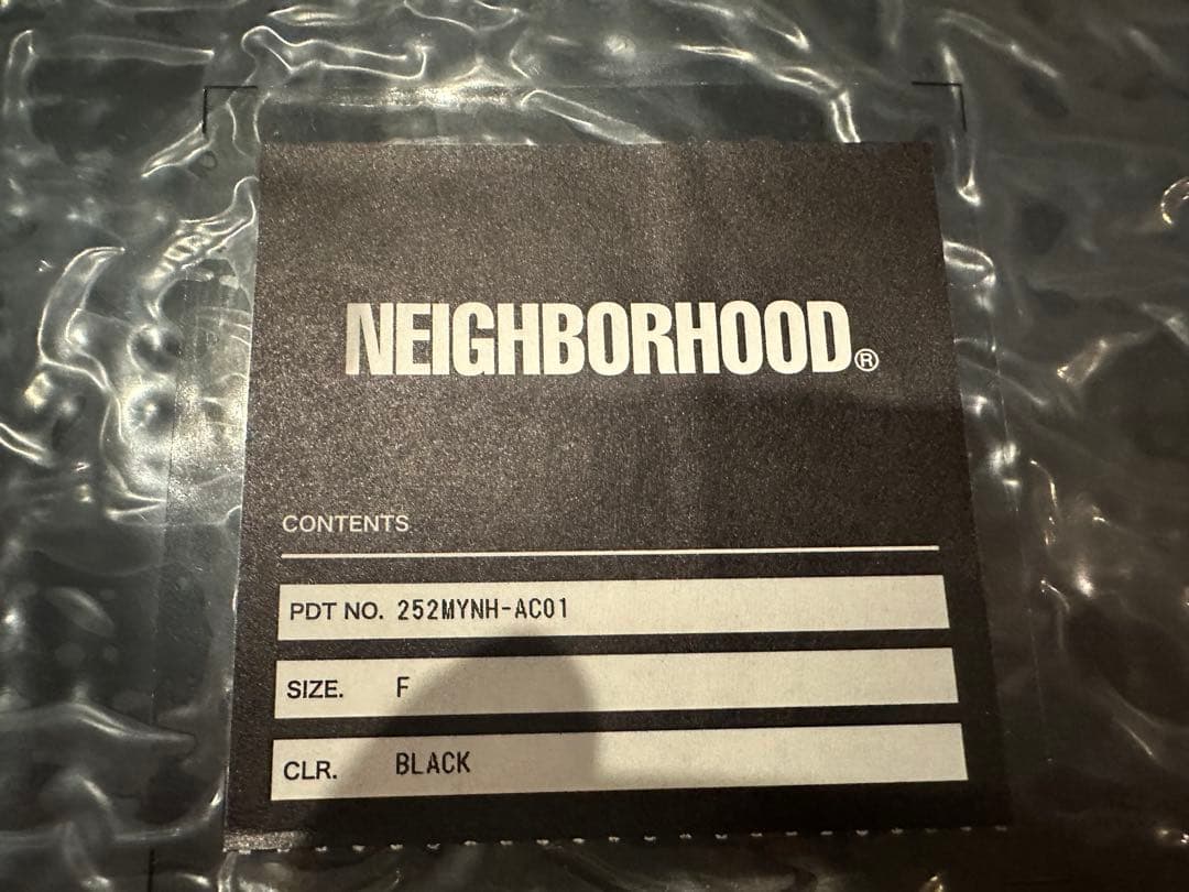 K*n様 25aw NEIGHBORHOOD LOGO BAR MAT BLAC