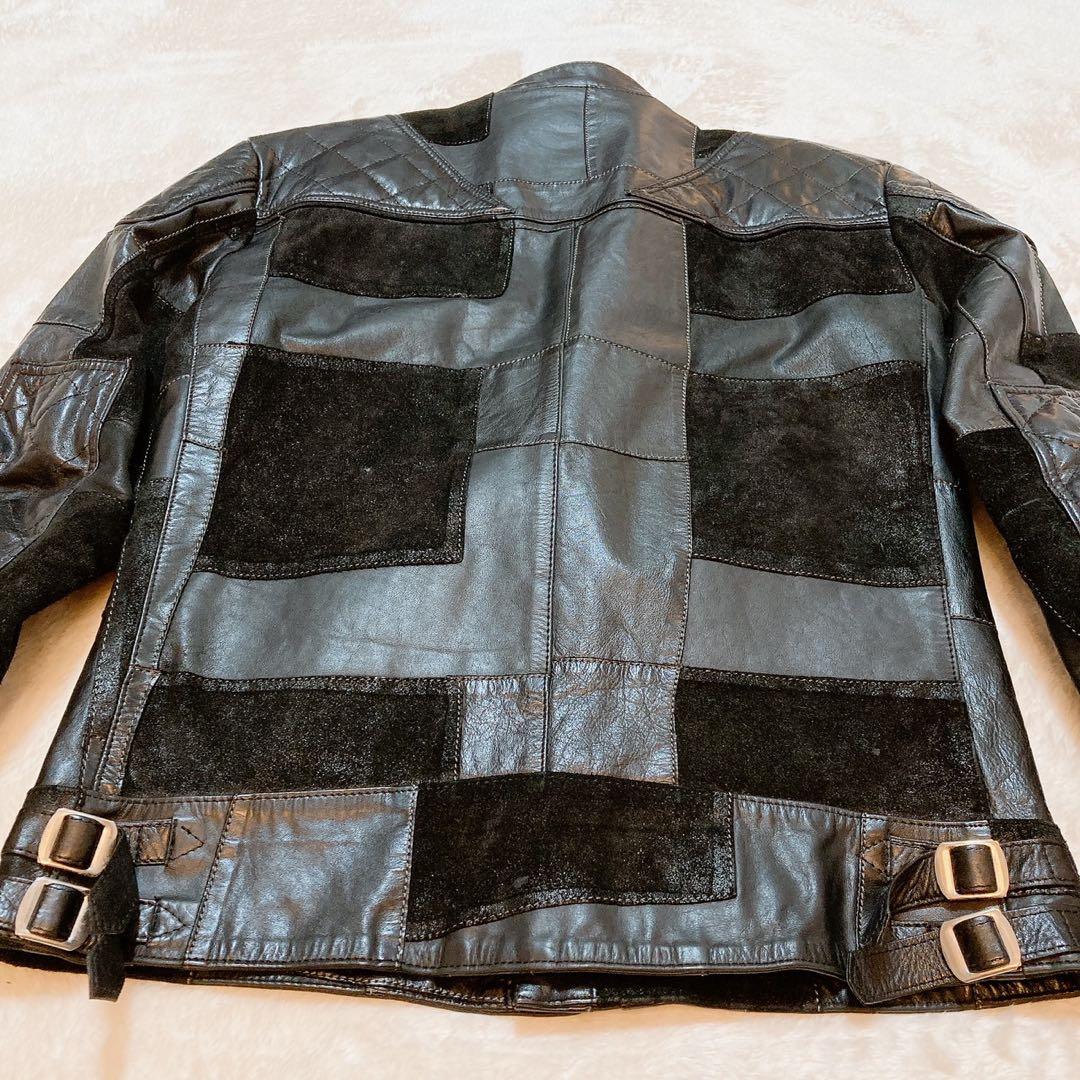 希少♪　ネクサスセブン　マッドマックス　レザージャケット　革ジャン　パッチワーク