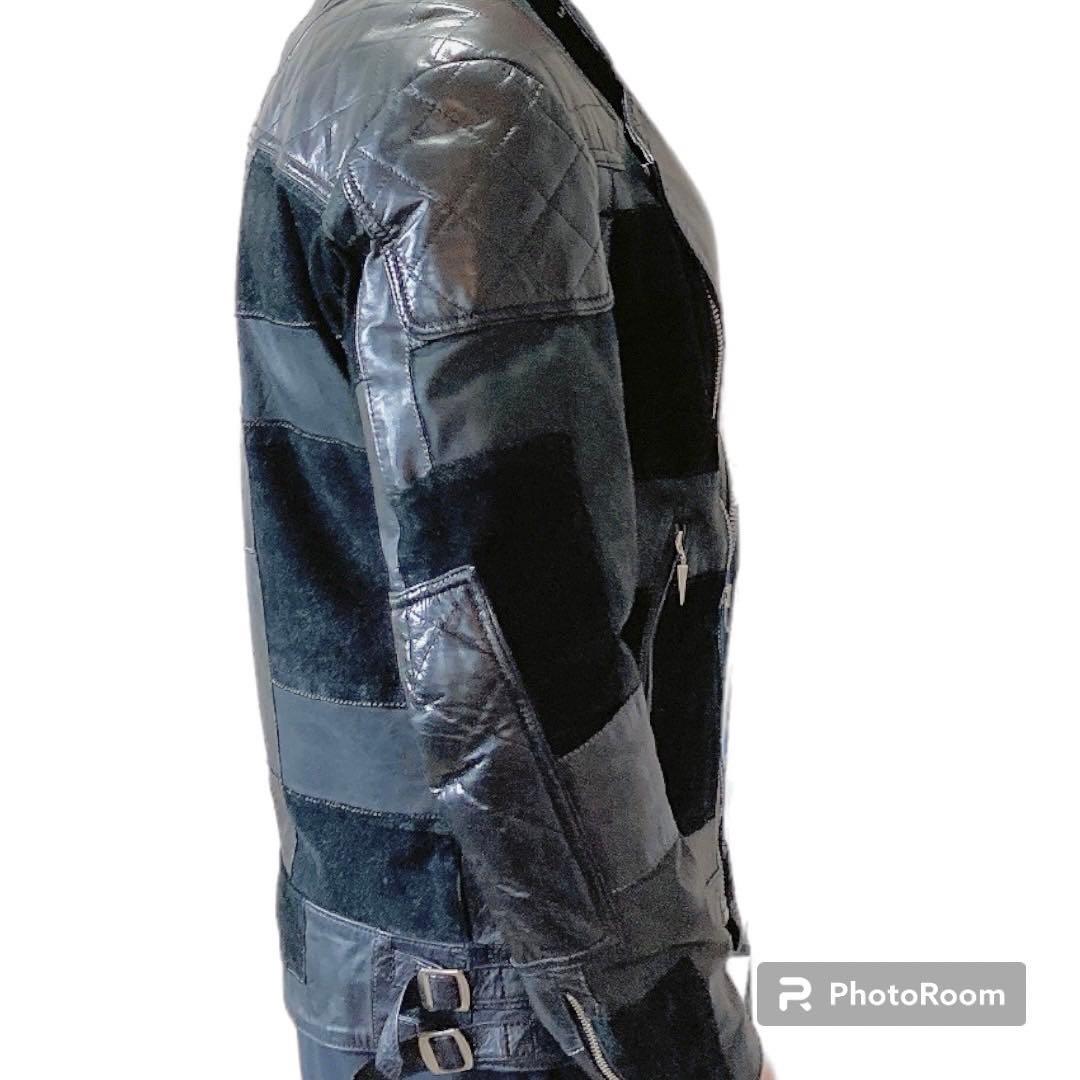 希少♪　ネクサスセブン　マッドマックス　レザージャケット　革ジャン　パッチワーク