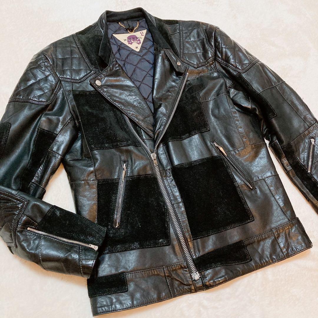 希少♪　ネクサスセブン　マッドマックス　レザージャケット　革ジャン　パッチワーク