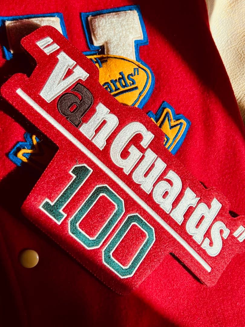 VAN JACKET1980年代コーチャーJACスタジアム　レタード付きM