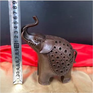 銅器 香炉 吉象香炉 香道具 茶道具 工芸品 美術品 置物