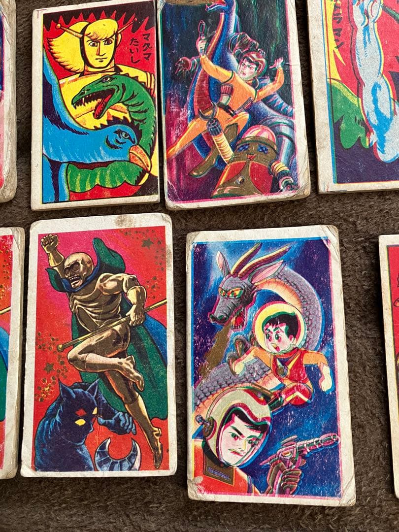 メンコ　角めんこ　昭和レトロ　タイガーマスク　勇者ダン　パーマン　黄金バット