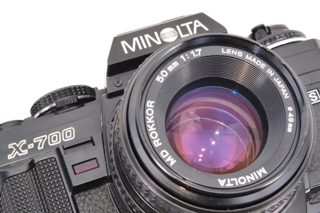 Minolta X-700 黒 後期型 ROKKOR 50mm f1.7 整備済