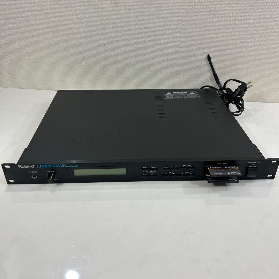Roland ローランド　サウンド　エフェクト　U-220 通電確認のみ