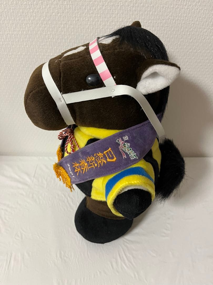 【稀少】ステイゴールド　ぬいぐるみ　競馬　AVANTI　立ち姿