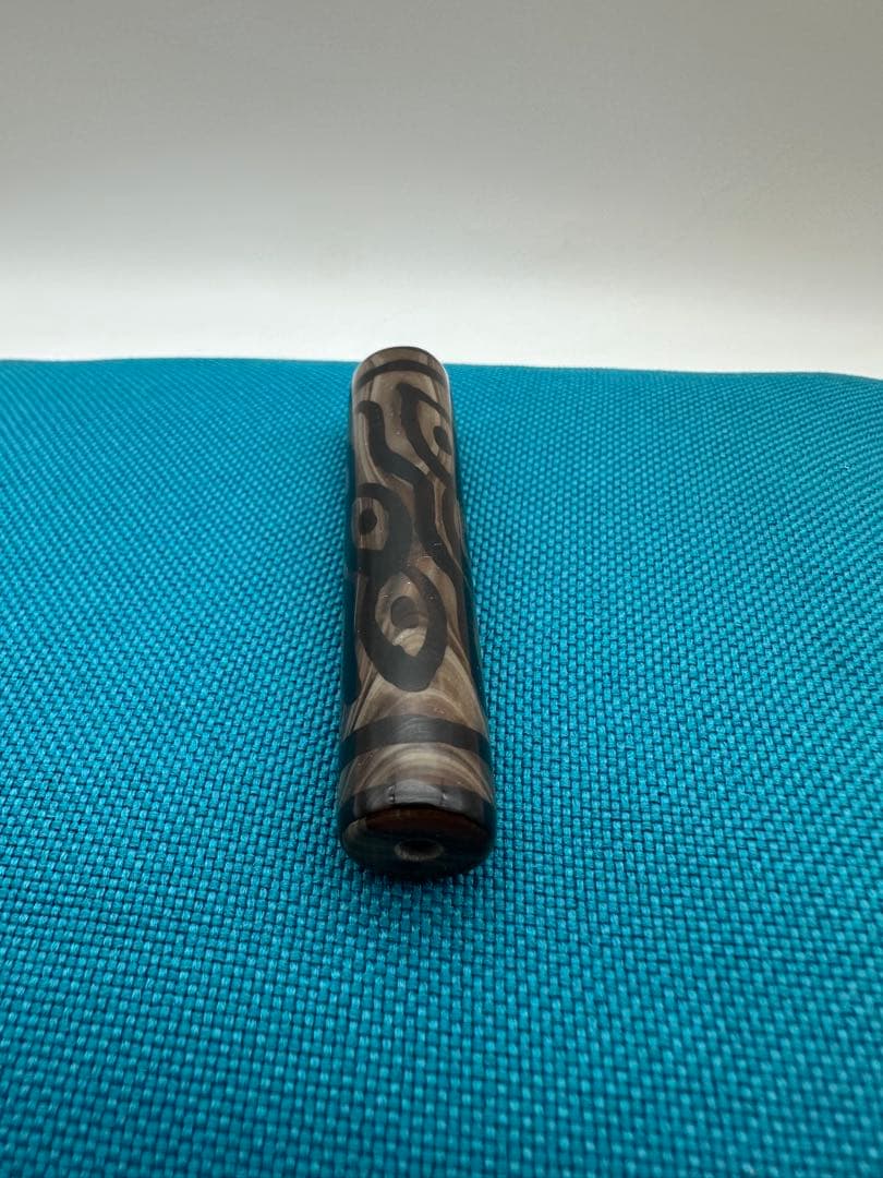 ☆天然石☆ 蔵伝 チベット 鳳眉九眼天珠 古美術品 收藏品 稀少品 美品