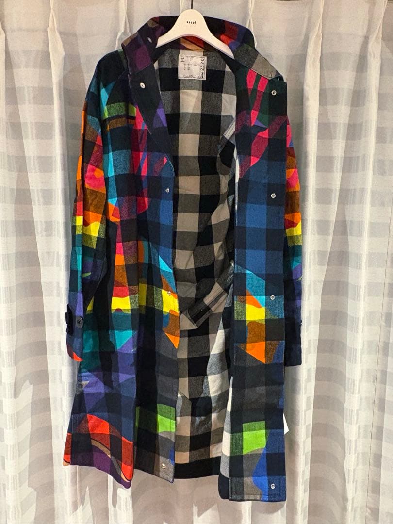 【新品】sacai kaws カモフラージュ コート　※シワあり