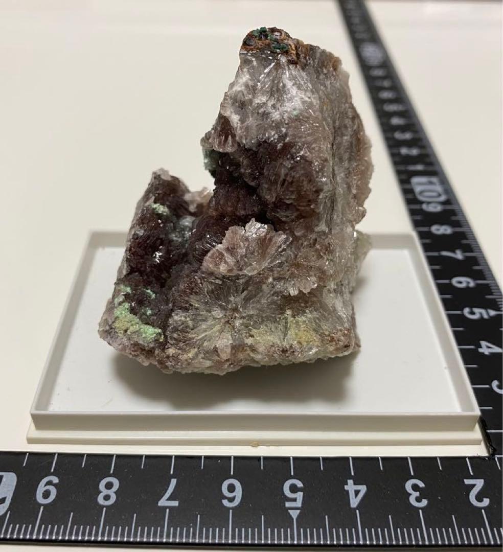 ニューメキシコ産 赤銅鉱入り異極鉱 キュプライト ヘミモルファイト 外国産鉱物