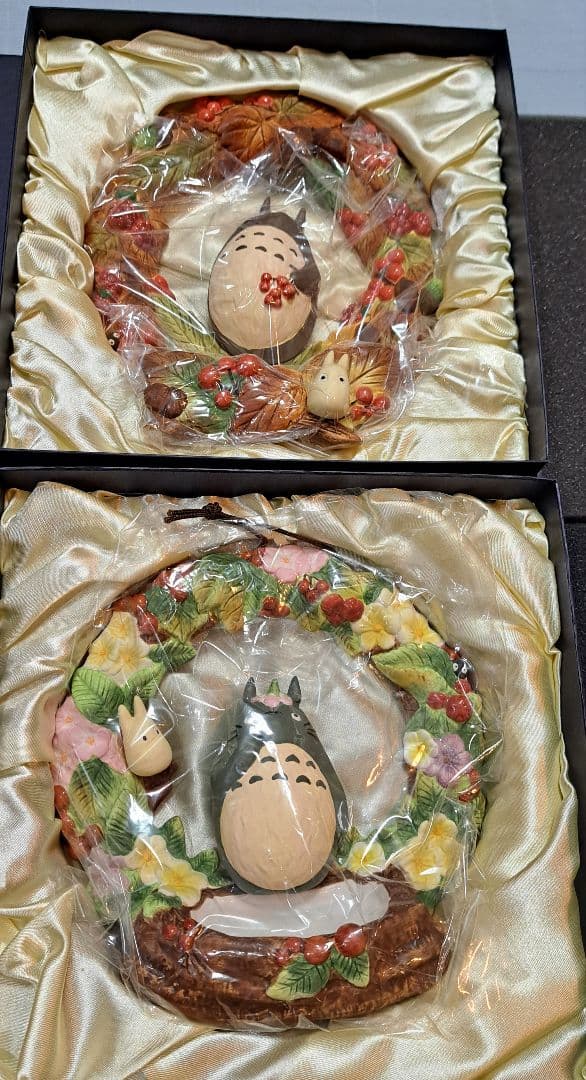 となりのトトロ リース花受け 2個セット