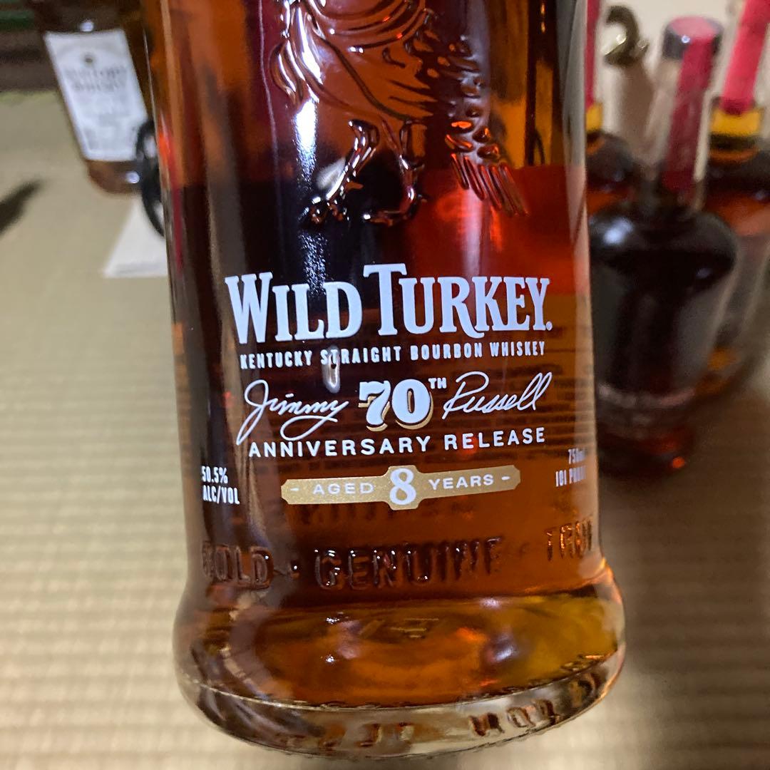 最終値下げ　ワイルドターキー8年　ジミーラッセル限定ボトル　5本
