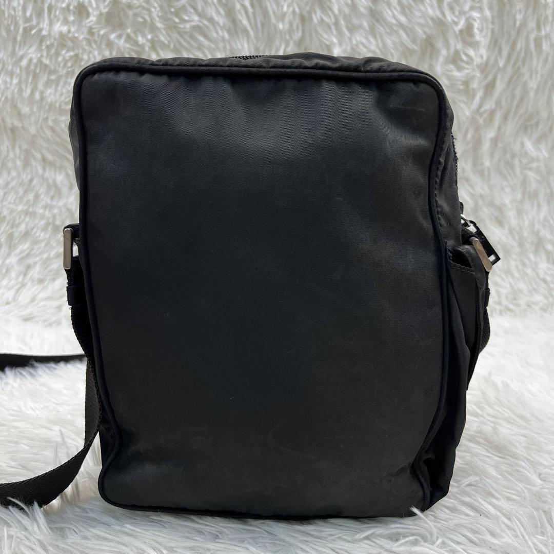 プラダスポーツ ショルダーバッグ 斜め掛け 黒
