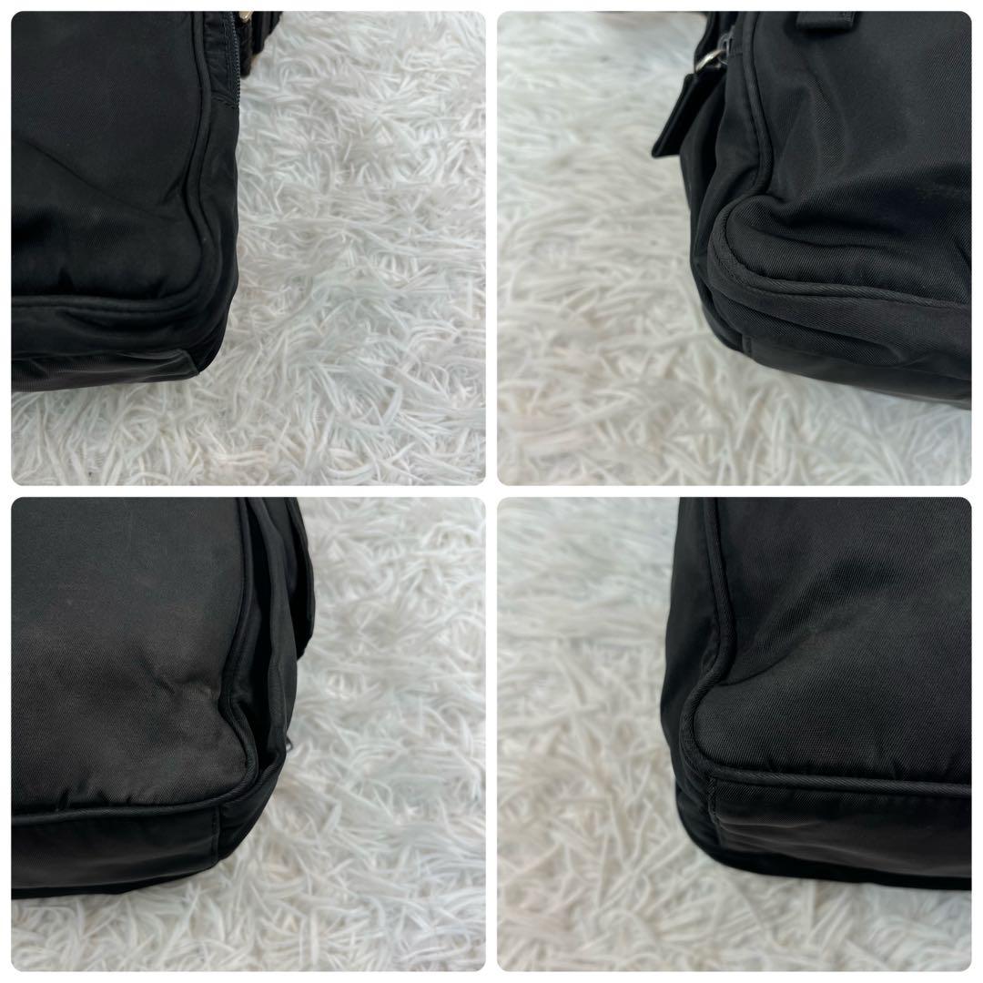 プラダスポーツ ショルダーバッグ 斜め掛け 黒