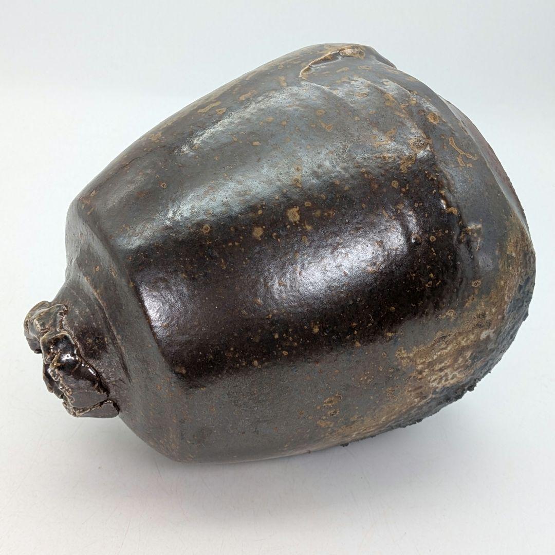 今成研二 備前焼 花器 フラワーベース 花瓶 一輪挿し花入 華道具 茶道具 花生