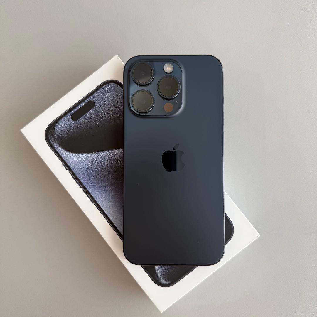 iPhone15pro ブルーチタニウム 128GB SIMフリー