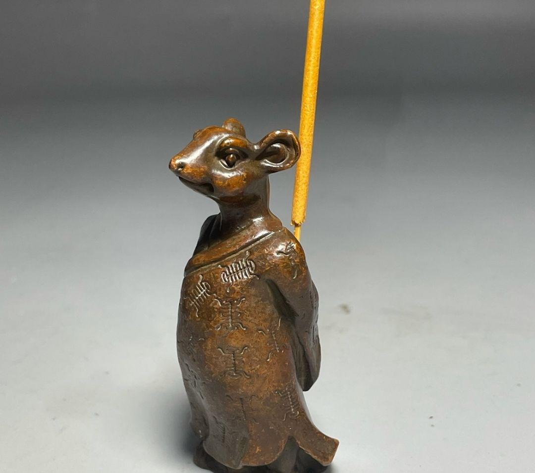 十二支 茶台 香挿 縁起物 工芸品 美術品 置物