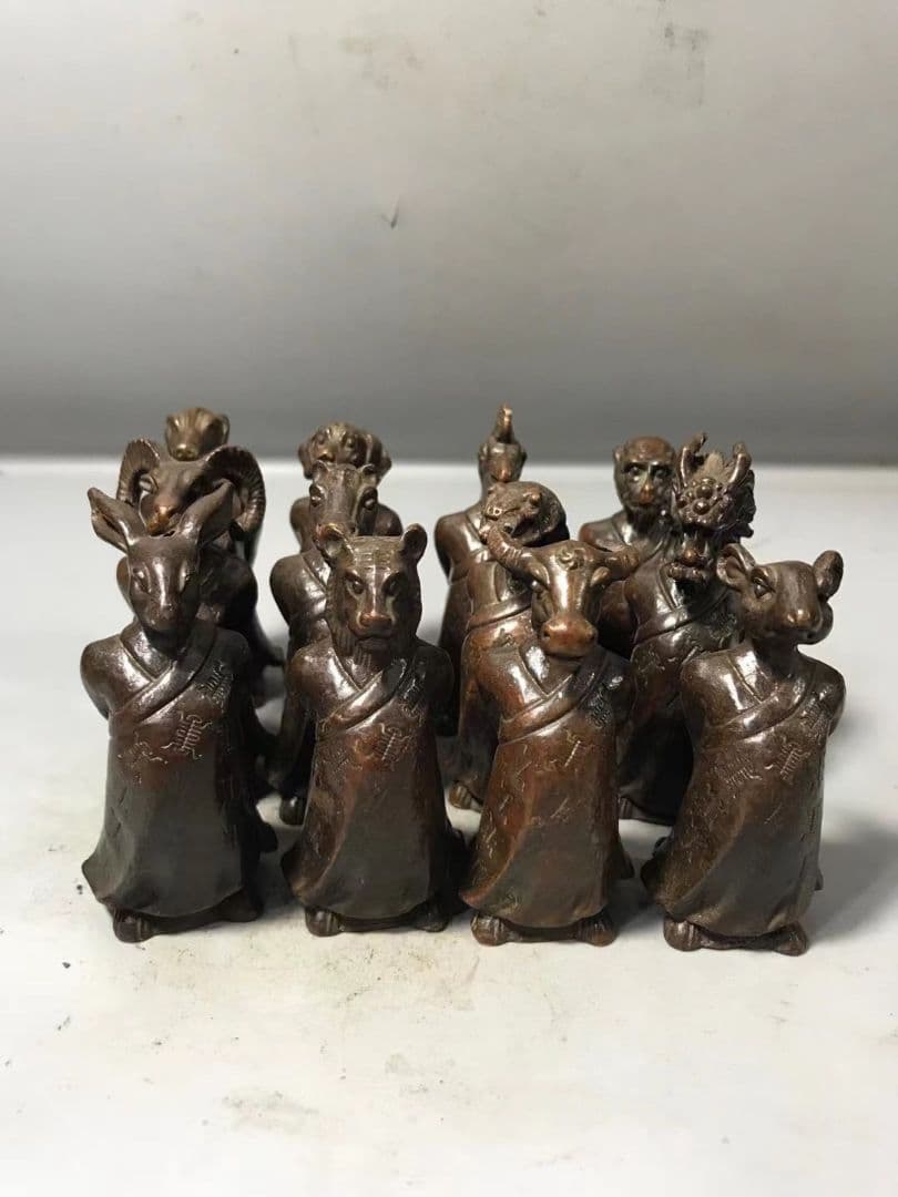 十二支 茶台 香挿 縁起物 工芸品 美術品 置物