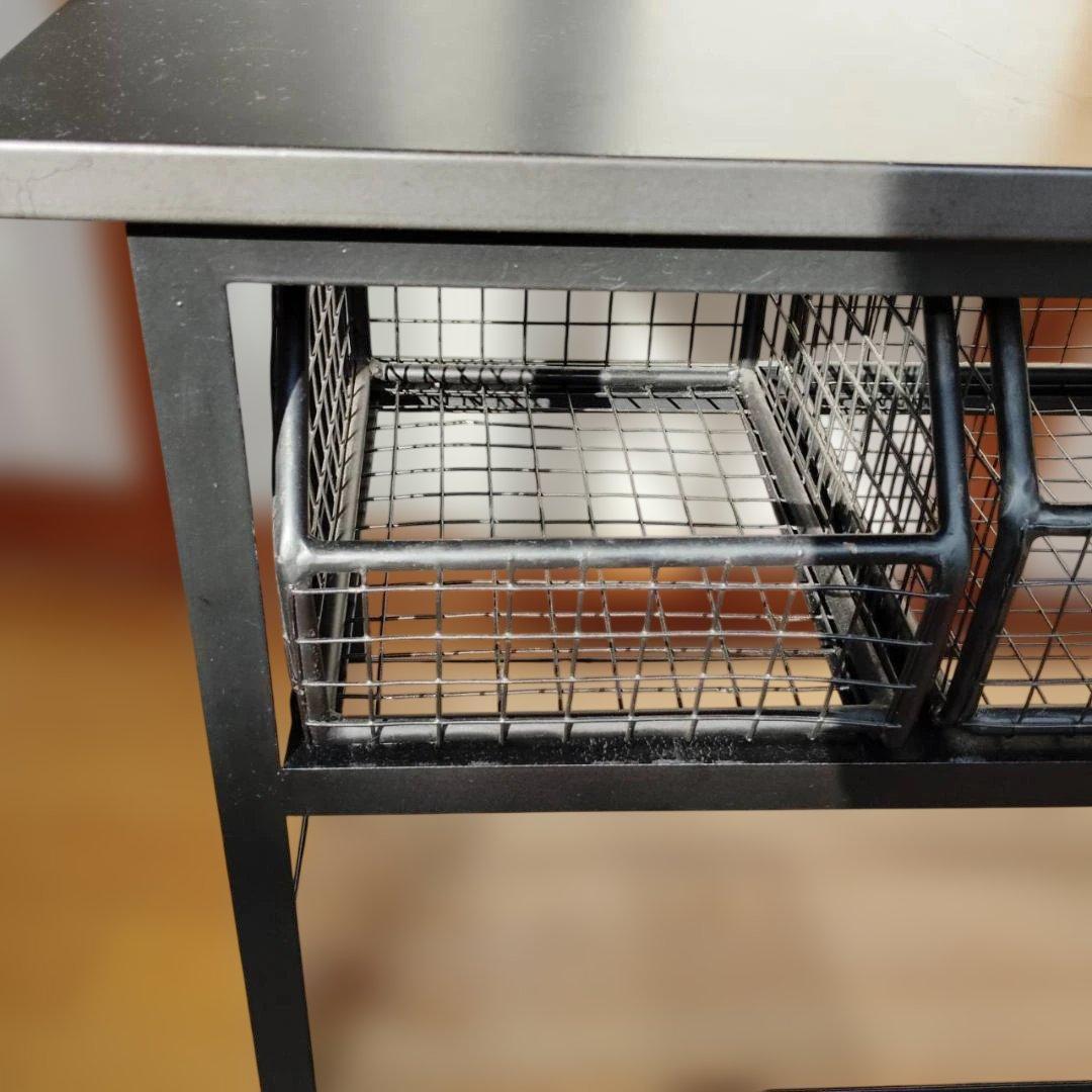 ★パイン古材×アイアンの重厚感★ アイアンラック カフェ風 棚 インダストリアル