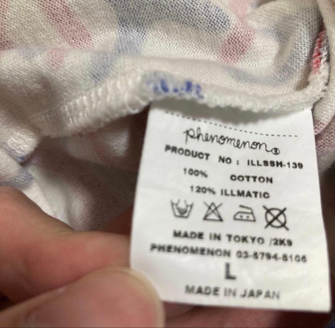 PHENOMENON 赤青枝模様 Tシャツ L 細胞