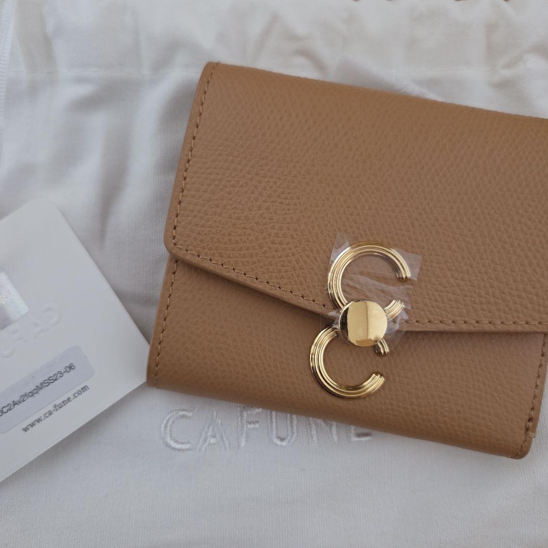 正規品 カフネ 財布 DOUBLE-C WALLET CAMEL 福袋