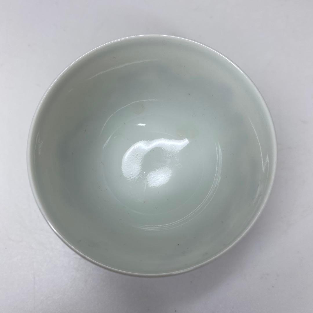 中国清時代　大清康熙年製　青花　馬上杯　タサオ　東さ7-0302☆2F