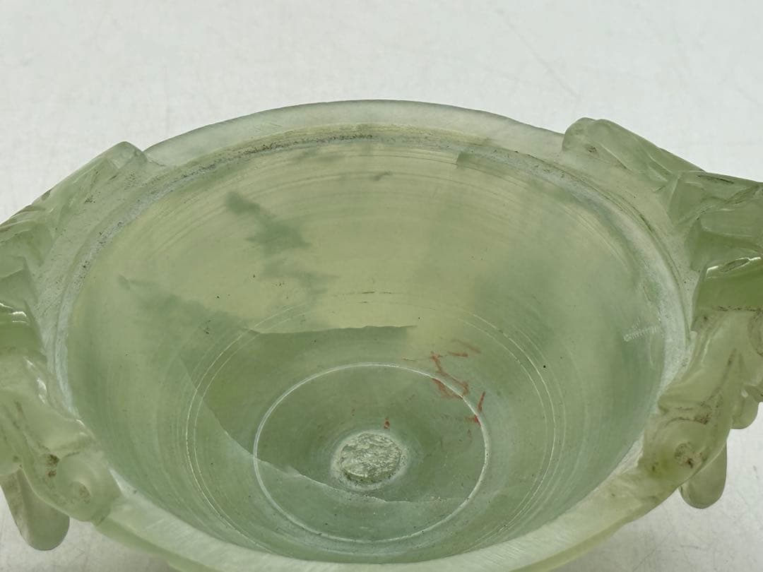 中国　砡製　香炉&小杯3点まとめ　送料込み251110