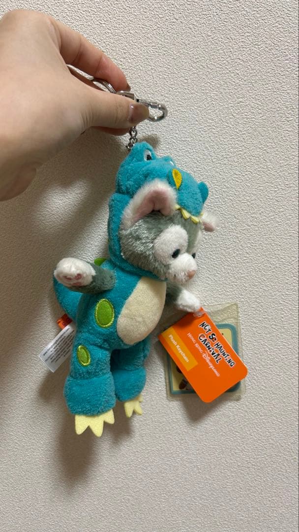 香港 ディズニー クッキーアン うさぎ・ジェラトーニ　恐竜 2体セット