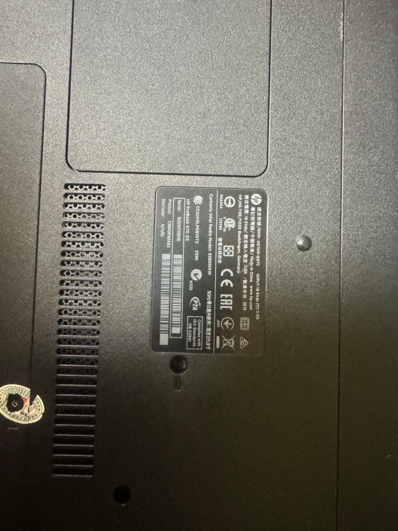 Laptop HP 650 G4 and HP 470 G3 ジャンク品