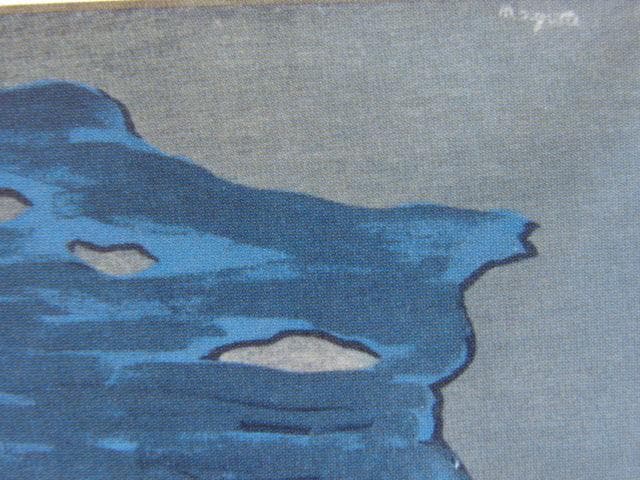 ルネ・マグリット、風景、希少な画集より、新品高級額・額装付