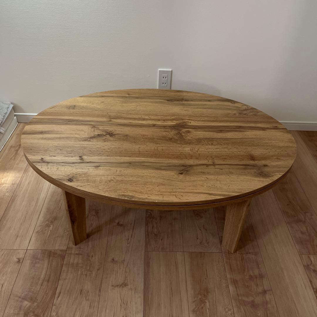 2023年製　冬値上げします　105×75 円形　こたつ　テーブル