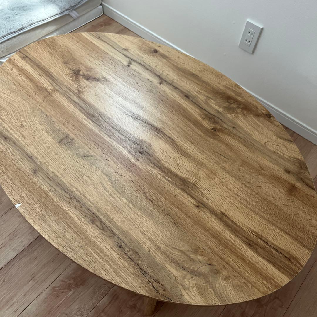 2023年製　冬値上げします　105×75 円形　こたつ　テーブル