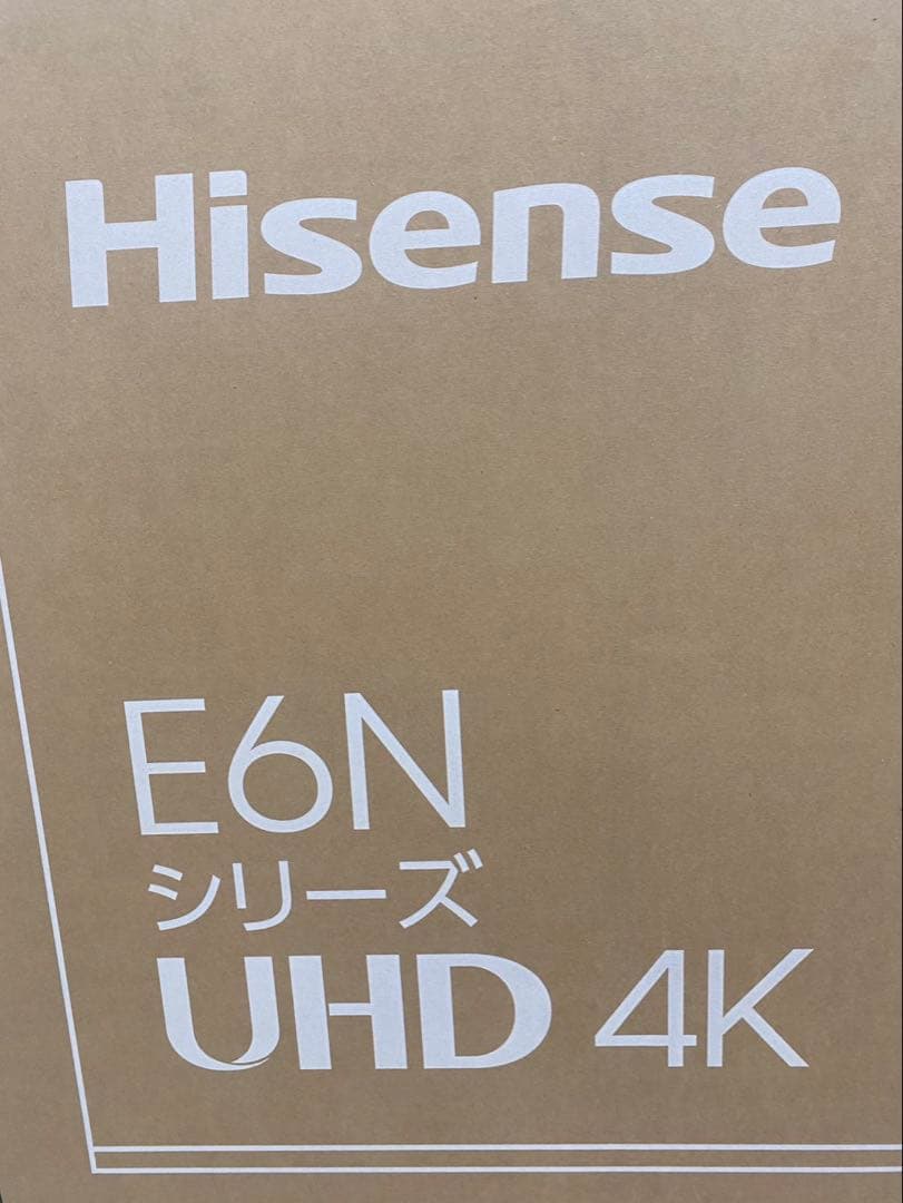 未使用品 Hisense ハイセンス 55V型 4K液晶テレビ 55E6N