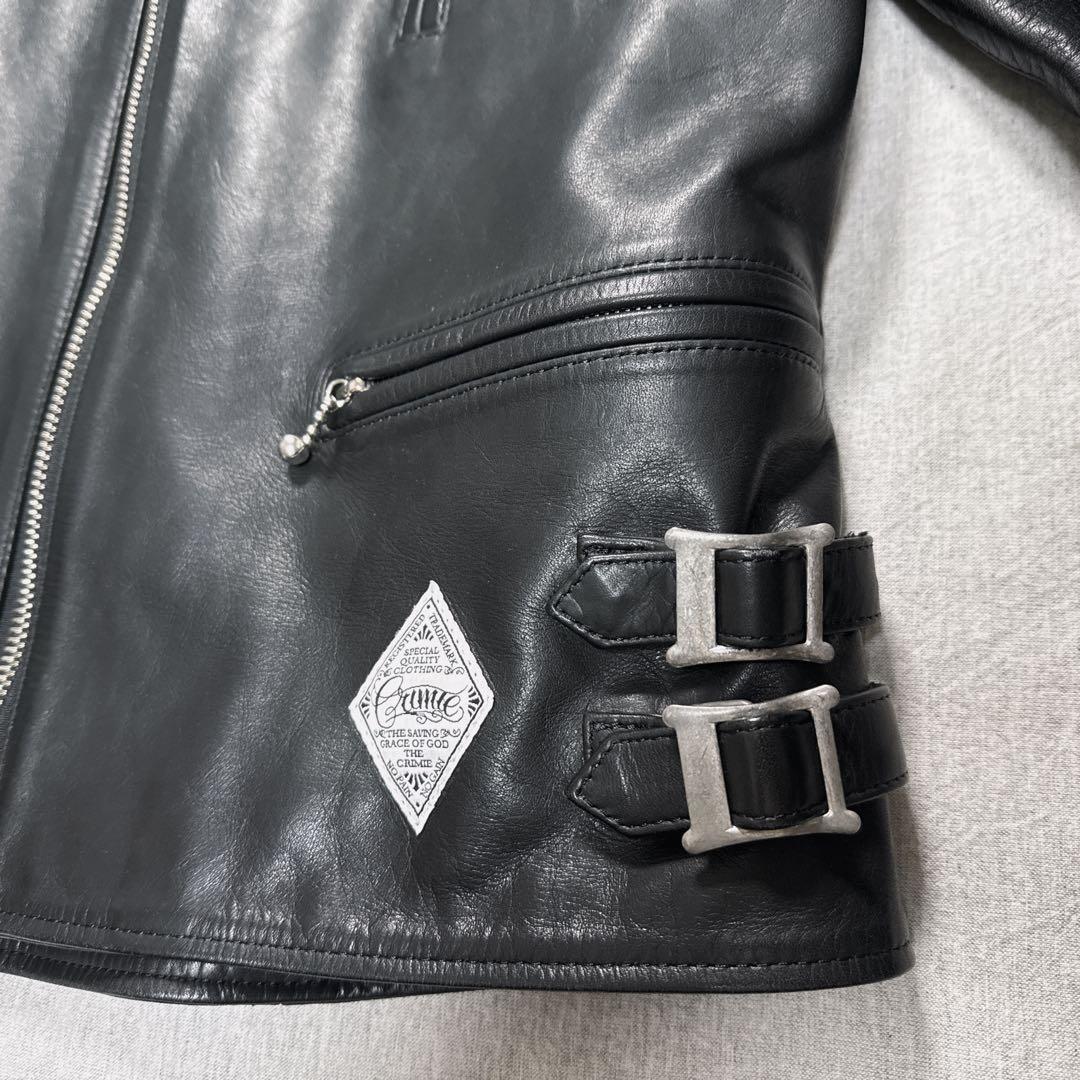 ウミンチュ 様 CRIMIE キルティング レザーライダース 日本製 牛革 M.