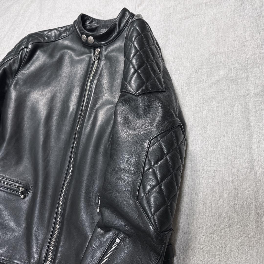 ウミンチュ 様 CRIMIE キルティング レザーライダース 日本製 牛革 M.