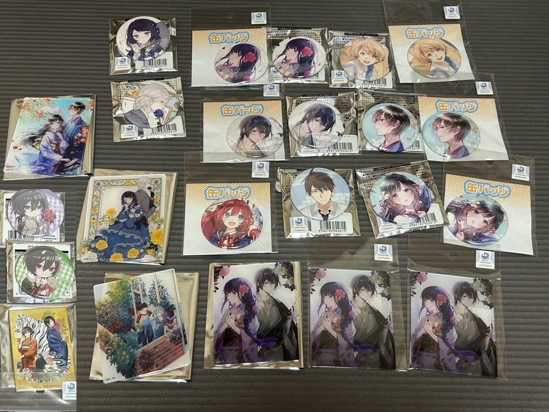 富士見L文庫フェア　アクリルカード　缶バッジ