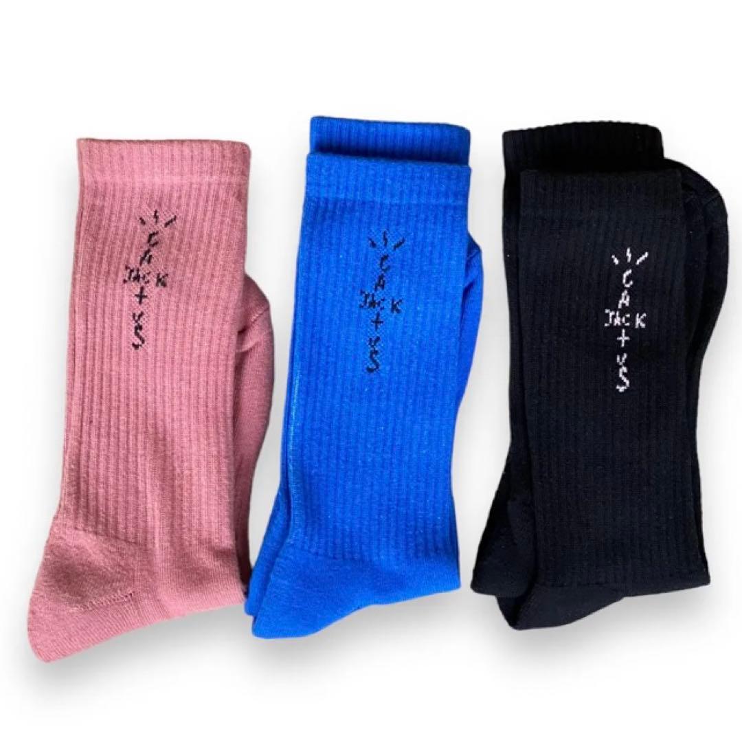 レッグウェア TRAVIS SCOTT CACTUS JACK BASIC3PACKSOCKS