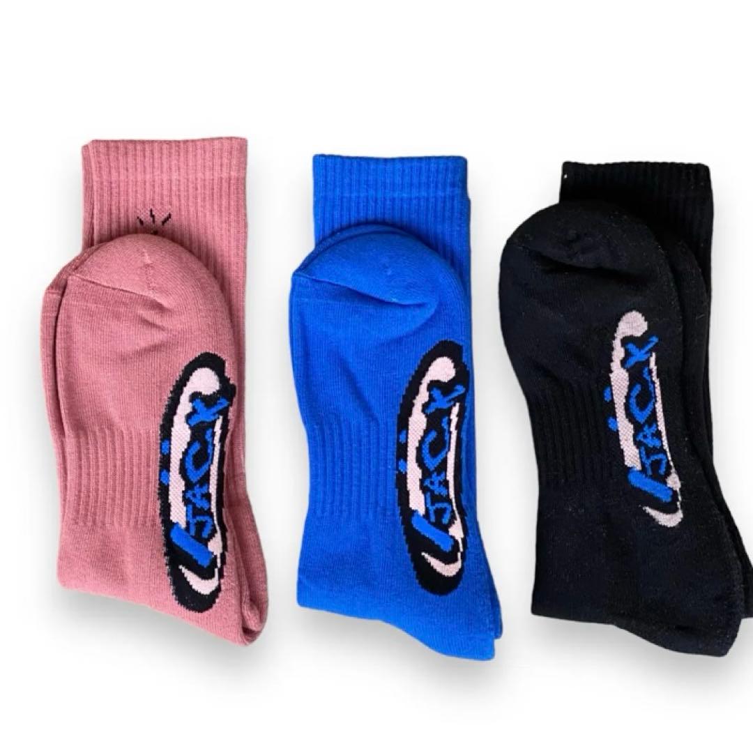 レッグウェア TRAVIS SCOTT CACTUS JACK BASIC3PACKSOCKS