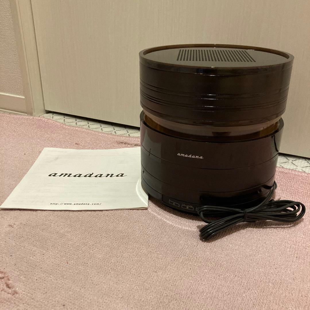 未使用《amadana FH-109 置き型 加湿器》黒 ブラック☆日本製