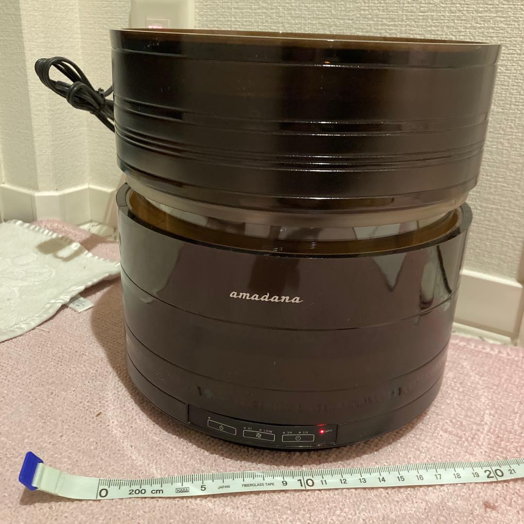 未使用《amadana FH-109 置き型 加湿器》黒 ブラック☆日本製