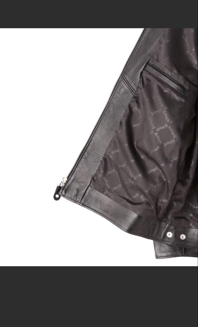 【美品】Schott シングルライダース レザー ジャケット XL