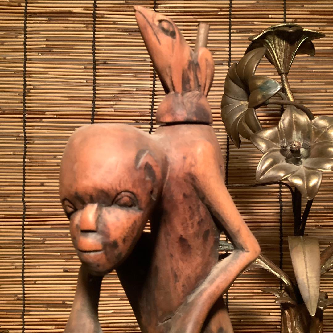 16世紀・霊物崇拝「自然界精霊」生霊・魂・自然霊・アミニズム・木彫